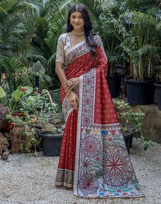 Zari Silk Cotton Tussar Saree 1