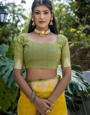 Woven Design Zari Bhagalpuri Saree 4