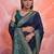 Ethnic Motifs Woven Design Zari Banarasi Saree