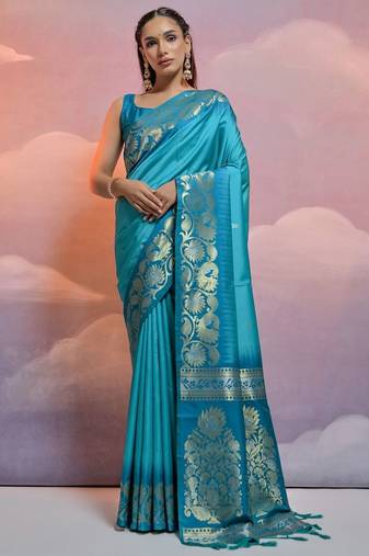 Woven Design Zari Banarasi Saree