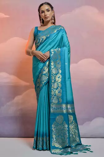 Woven Design Zari Banarasi Saree