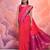Woven Design Ethnic Motifs Zari Banarasi Saree With Tassels