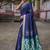 Woven Design Ethnic Motifs Zari Banarasi Saree With Tassels
