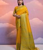 Woven Design Warli Weaving Bhagalpuri Saree With Tassels