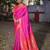 Woven Design Ethnic Motifs Zari Banarasi Saree With Tassels
