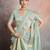 Striped Woven Design Zari Tissue Maheshwari Saree