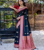 Woven Design Zari Tussar Saree