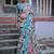 Floral Printed Silk Cotton Jamdani Saree