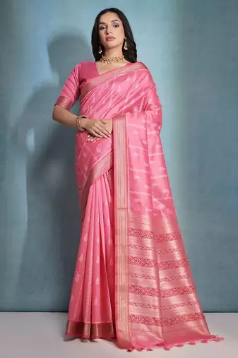 Paisley Zari Bhagalpuri Saree