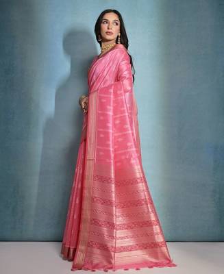 Paisley Zari Bhagalpuri Saree 2