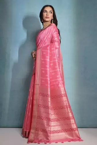 Paisley Zari Bhagalpuri Saree