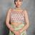 Floral Printed Zari Tussar Saree With Tassels