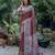 Woven Design Ethnic Motifs Printed Tussar Saree With Tassels