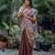 Woven Design Ethnic Motifs Printed Tussar Saree With Tassels