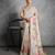 Floral Printed Zari Tussar Saree With Tassels