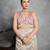 Floral Printed Zari Tussar Saree With Tassels