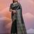 Woven Design Warli Printed Bhagalpuri Saree With Tassels