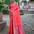 Woven Design Ethnic Motifs Zari Banarasi Saree With Tassels