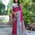Woven Design Ethnic Motifs Printed Tussar Saree With Tassels