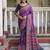 Ajrak Printed Ikat Saree