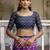 Ajrak Printed Ikat Saree