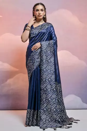 Woven Design Bhagalpuri Saree