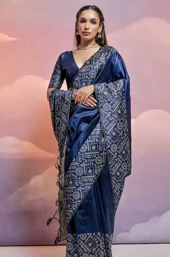 Woven Design Bhagalpuri Saree