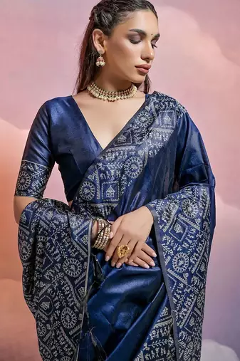 Woven Design Bhagalpuri Saree