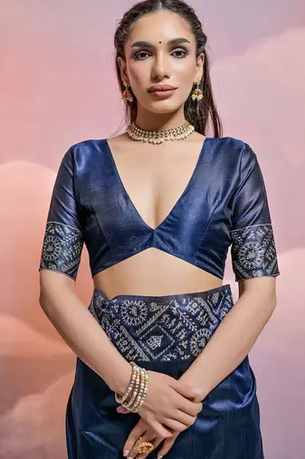 Woven Design Bhagalpuri Saree