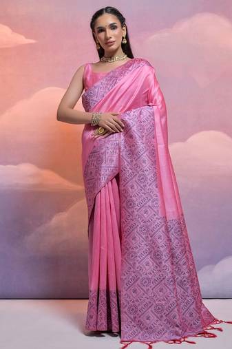 Woven Design Bhagalpuri Saree