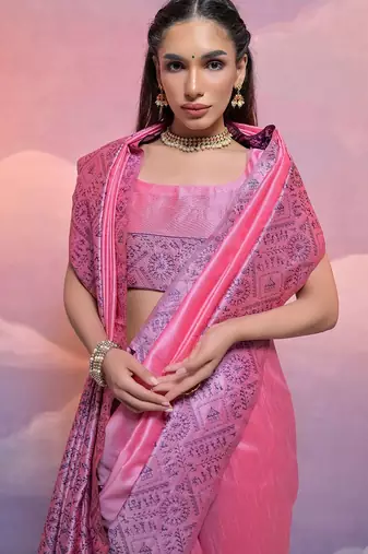 Woven Design Bhagalpuri Saree