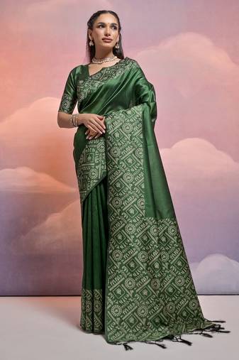 Woven Design Bhagalpuri Saree