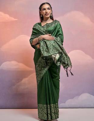 Woven Design Bhagalpuri Saree 2