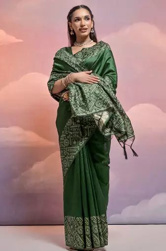 Woven Design Bhagalpuri Saree