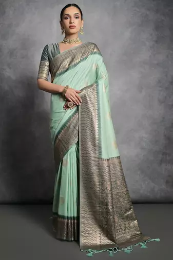 Woven Design Zari Tussar Saree