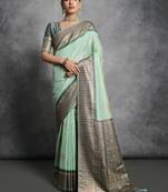 Woven Design Zari Tussar Saree