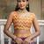 Ajrak Block Silk Cotton Ikat Saree