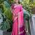 Woven Design Polka Dot Zari Bhagalpuri Saree With Tassels