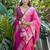 Woven Design Polka Dot Zari Bhagalpuri Saree With Tassels