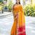 Woven Design Bandhani Zari Bhagalpuri Saree With Tassels