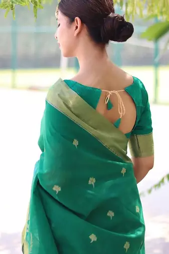 Kalamkari Zari Silk Blend Mysore Silk Saree