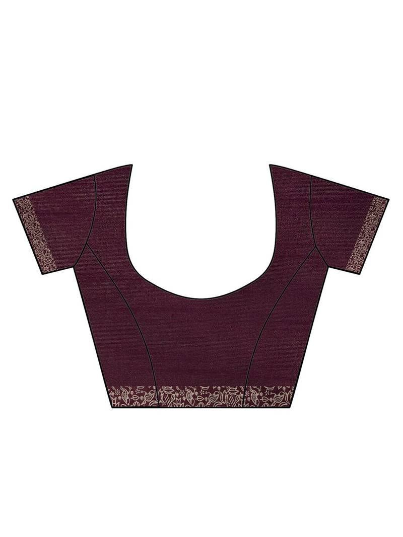 Woven Design Zari Bhagalpuri Saree