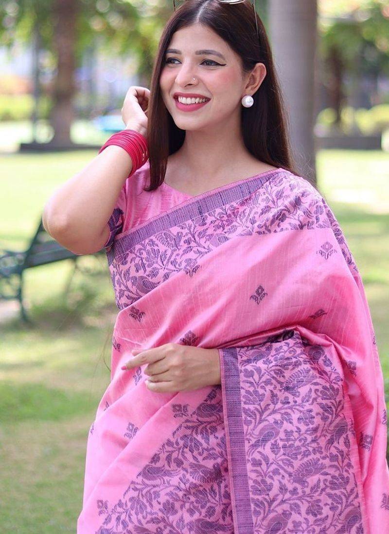 Woven Design Bhagalpuri Saree