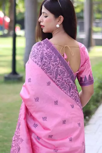 Woven Design Bhagalpuri Saree