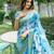 Floral Printed Zari Silk Cotton Jamdani Saree
