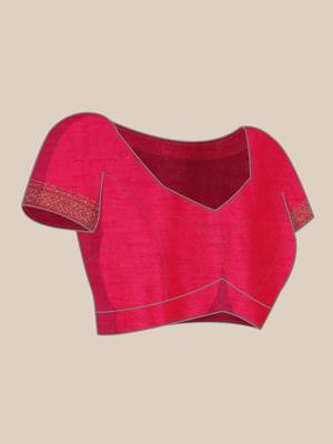 Ethnic Motifs Woven Design Zari Bhagalpuri Saree 6