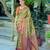 Ethnic Motifs Woven Design Zari Kanjeevaram Saree
