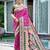 Ethnic Motif Woven Design Zari Patola Saree