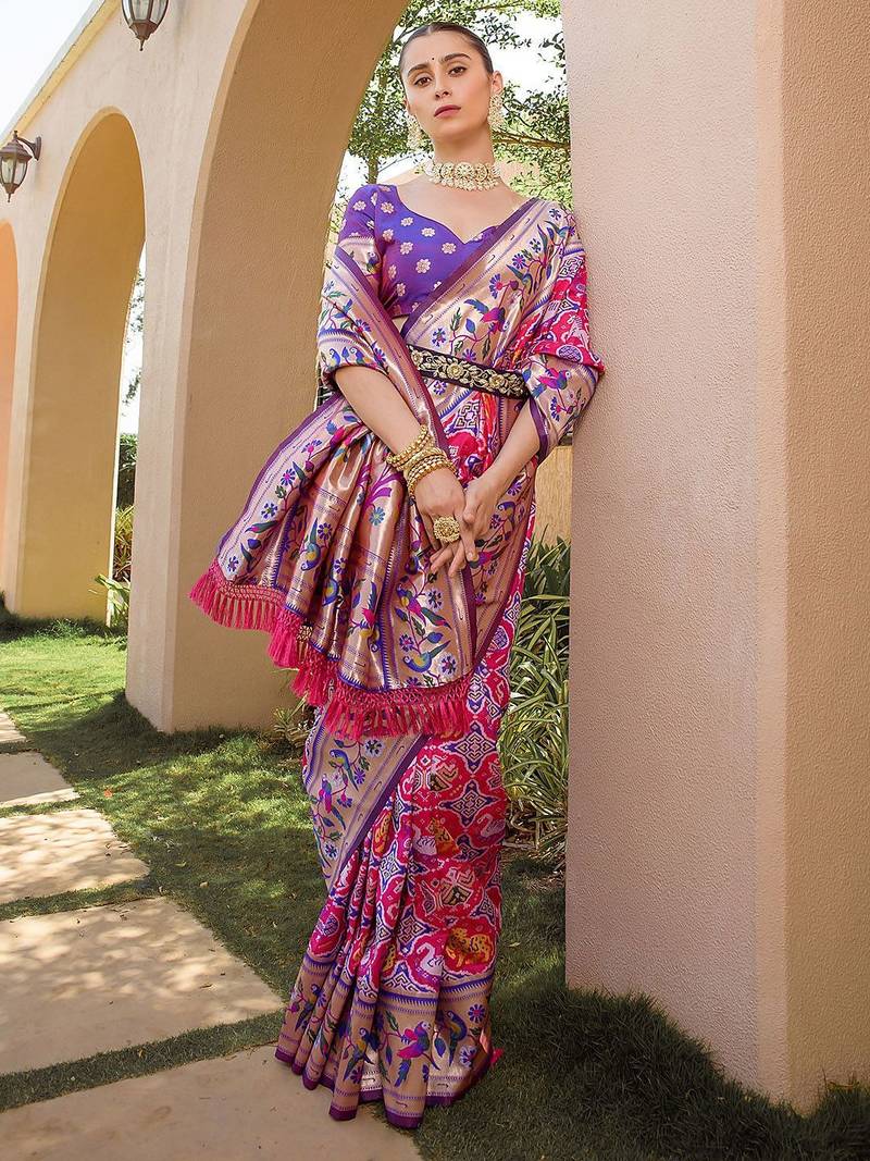 Woven Design Zari Paithani Saree