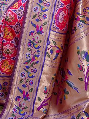 Woven Design Zari Paithani Saree 4